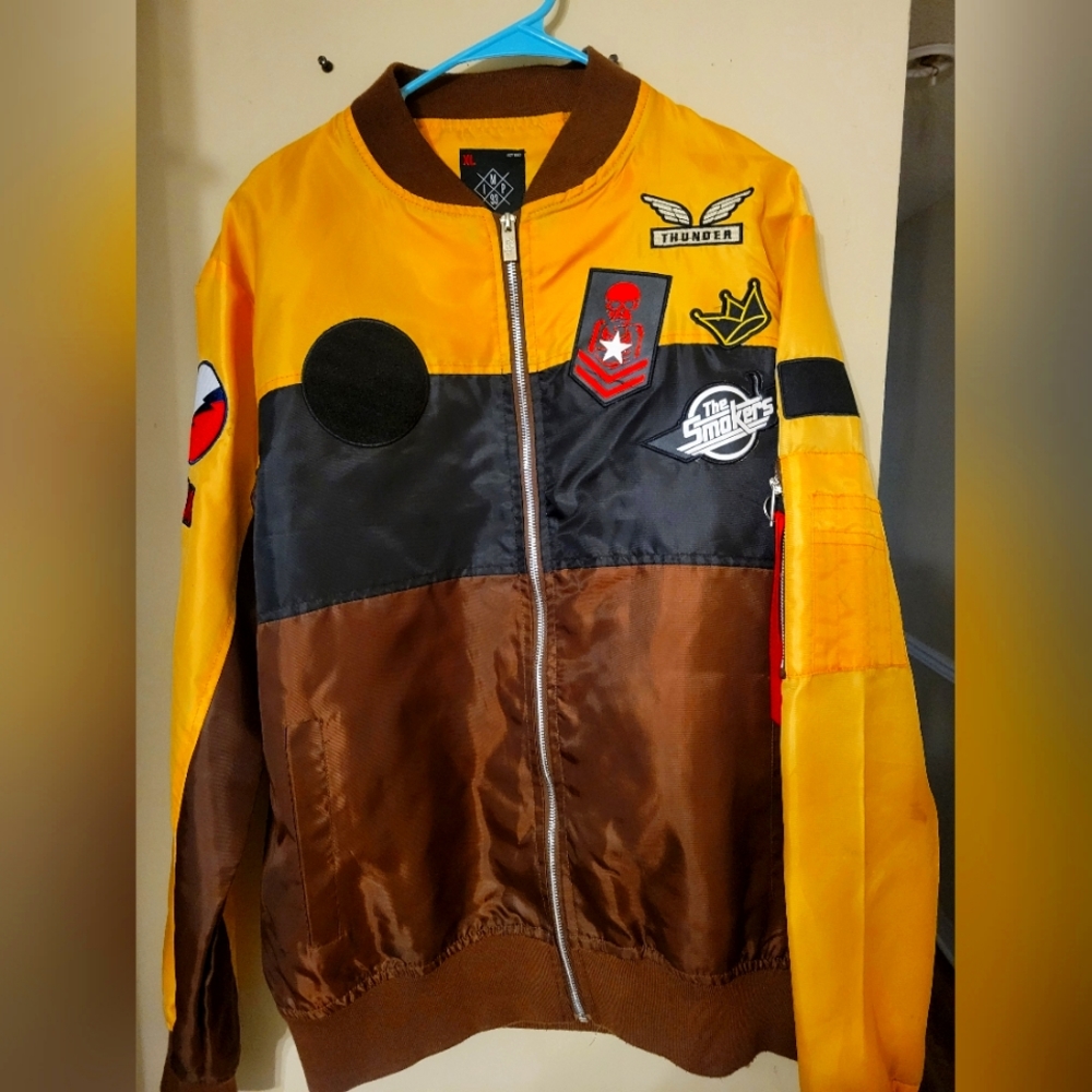 Imperious jacket Brown Gold men size medium
